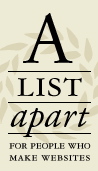 a list apart webpage